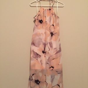 Mimi Chica Pink Floral Maxi Dress